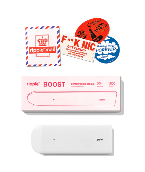 RIPPLE + BOOST 1K Puffs  | Pomegranate