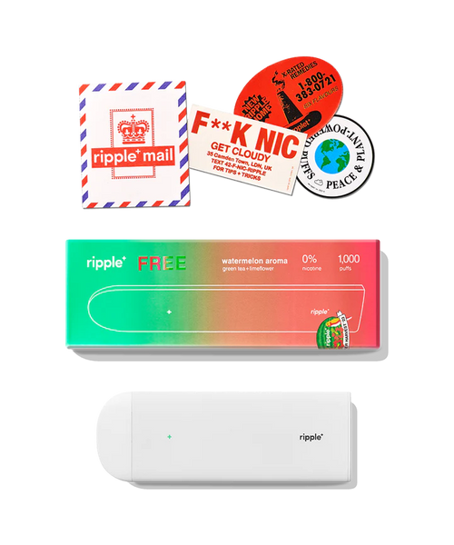 RIPPLE + FREE 1K Puffs  | Watermelon